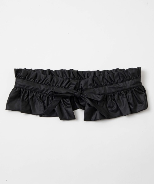 WEGO（ウィゴー）の「WEGO/シングルマルチWAY付けフリル（付け襟・レディース・ブラック/オフホワイト/シルバー・FREE）」の7枚目の写真