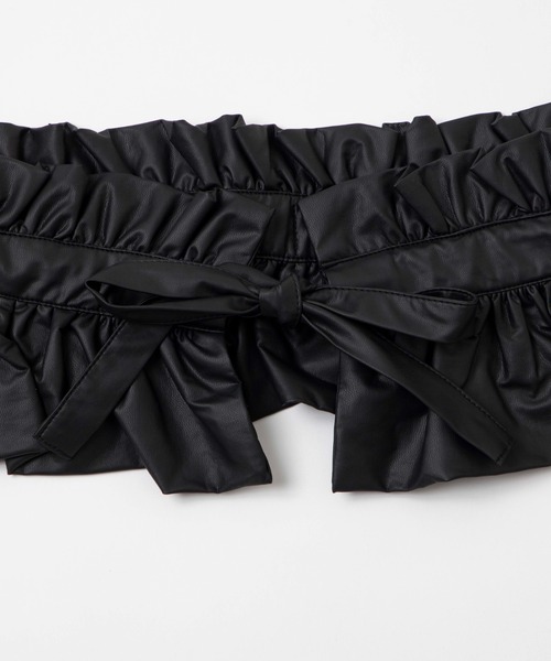 WEGO（ウィゴー）の「WEGO/シングルマルチWAY付けフリル（付け襟・レディース・ブラック/オフホワイト/シルバー・FREE）」の9枚目の写真