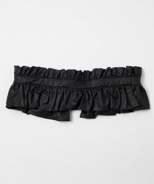 WEGO（ウィゴー）の「WEGO/シングルマルチWAY付けフリル（付け襟・レディース・ブラック/オフホワイト/シルバー・FREE）」の8枚目の写真