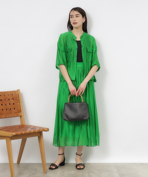 ブラウス シャツ ダブルポケットシアーシャツ レディース 楽天市場】【サムシング公式】【SALE☆20％OFF】【百貨店・直営
