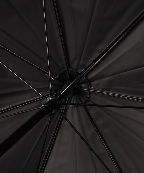 green label relaxing（グリーンレーベルリラクシング）の「バンブーハンドル 2  日傘 -晴雨兼用-（長傘・レディース・グレー/ベージュ・FREE）」の9枚目の写真