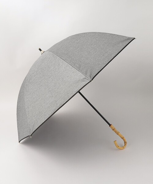 green label relaxing（グリーンレーベルリラクシング）の「バンブーハンドル 2  日傘 -晴雨兼用-（長傘・レディース・グレー/ベージュ・FREE）」の11枚目の写真