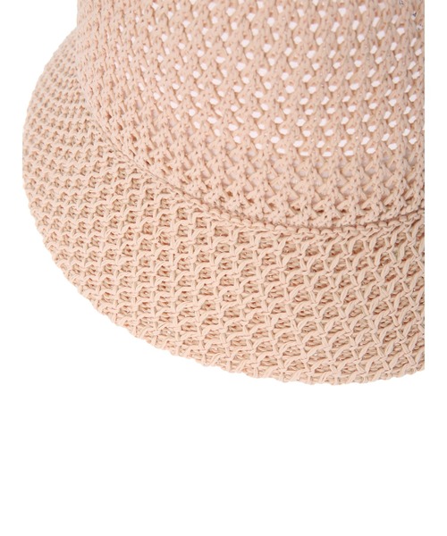 earth music&ecology(アースミュージックアンドエコロジー)の「クロシェハット(ハット・レディース・ホワイト/ピンク/ブラック・FREE)」の13枚目の写真