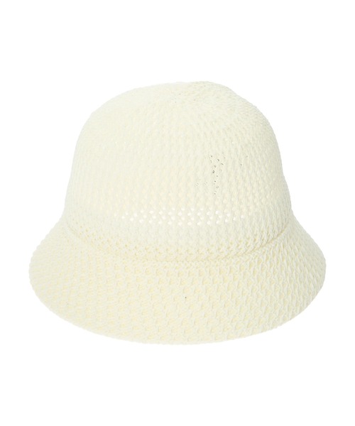 earth music&ecology(アースミュージックアンドエコロジー)の「クロシェハット(ハット・レディース・ホワイト/ピンク/ブラック・FREE)」の6枚目の写真