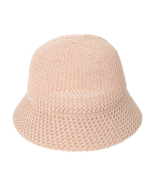 earth music&ecology(アースミュージックアンドエコロジー)の「クロシェハット(ハット・レディース・ホワイト/ピンク/ブラック・FREE)」の8枚目の写真