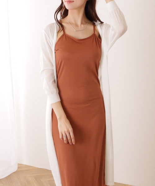 ソイドレースミディワンピース セール】 MIDIUMISOLID for Ladies スリーブスイッチングAライン