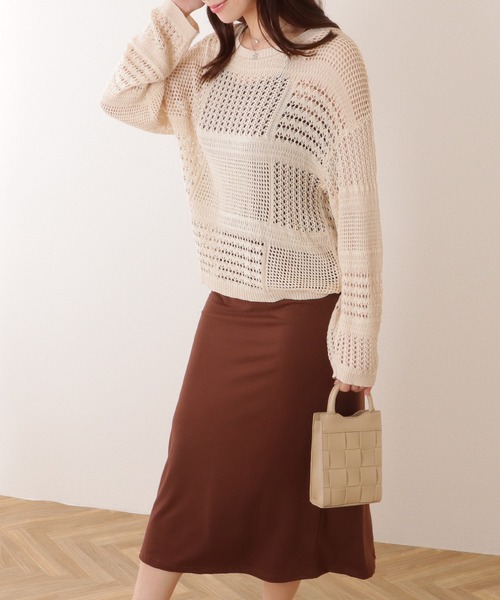 Lace Ladies(レースレディース)の「ソリッドカラー タイトライン キャミソール マキシ ワンピース(ワンピース・レディース・ブラック/グレー/ライトブラウン/ダークブラウン・FREE)」の13枚目の写真