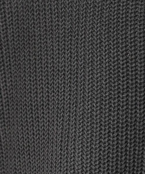 OPAQUE.CLIP(オペークドットクリップ)の「◆メッシュ編みVネックニットカーディガン【洗濯機洗い可/抗ピル】(カーディガン/ボレロ・レディース・ホワイト/チャコールグレー/オレンジ・38/42/40)」の11枚目の写真