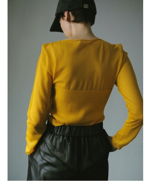 AMAIL（アマイル）の「Half suke cloth（その他トップス・レディース・ブラック/ブルー/イエロー・FREE）」の10枚目の写真