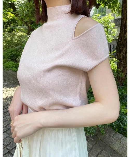 SNIDEL - SNIDEL スナイデル　アシメオルショルニット SNIDEL（スナイデル）の「アシメオフショルニット（ニット