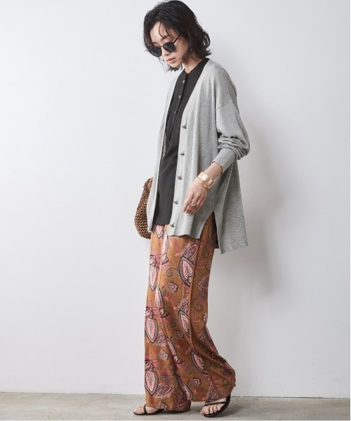 CHIC STYLE(シックスタイル)の「<大きいサイズ>エスニックプリントリラックスパンツ シックスタイル(その他パンツ・レディース・グリーン系/モカ・L/5L/4L/3L/LL)」の21枚目の写真