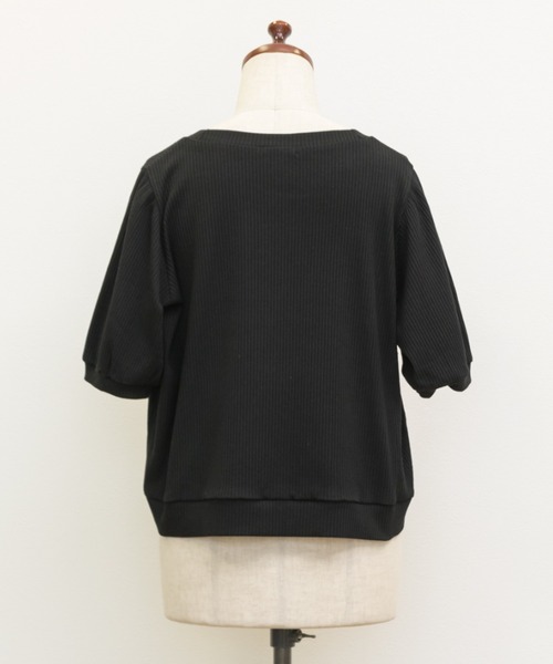 CLETTE(クレット)の「リボンデザインプルオーバー(Tシャツ/カットソー・レディース・ブラック/グレー・4L/LL/3L)」の19枚目の写真