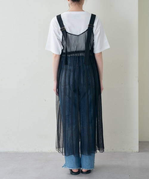 CIAOPANIC TYPY(チャオパニックティピー)の「■【マルチウェイ】ベルト付きチュールワンピース(ワンピース・レディース・グレー/オフホワイト/ブラック・MEDIUM/SMALL)」の10枚目の写真
