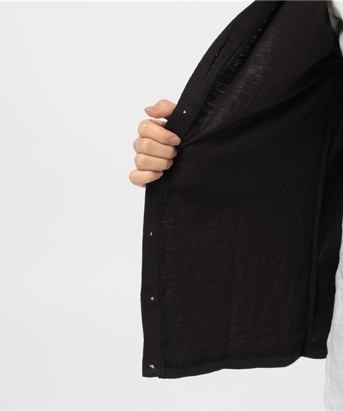 SEVENDAYS=SUNDAY(セブンデイズサンデイ)の「スラブ天竺 7分袖カーディガン(カーディガン/ボレロ・メンズ・オフホワイト/チャコールグレー/カーキ/ネイビー・SMALL/MEDIUM/LARGE)」の12枚目の写真