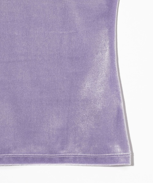 MILKFED.（ミルクフェド）の「VELOUR L/S TOP（Tシャツ/カットソー・レディース・グレー/チャコール/ライトパープル・ONE SIZE）」の5枚目の写真