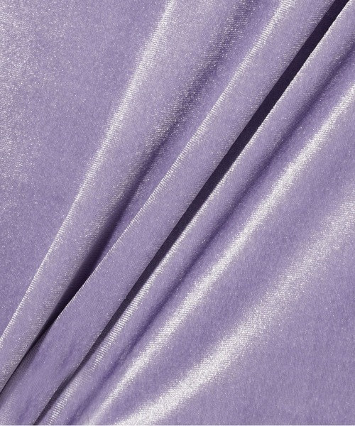 MILKFED.（ミルクフェド）の「VELOUR L/S TOP（Tシャツ/カットソー・レディース・グレー/チャコール/ライトパープル・ONE SIZE）」の7枚目の写真