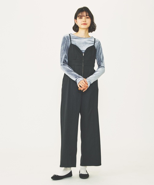 MILKFED.（ミルクフェド）の「VELOUR L/S TOP（Tシャツ/カットソー・レディース・グレー/チャコール/ライトパープル・ONE SIZE）」の8枚目の写真