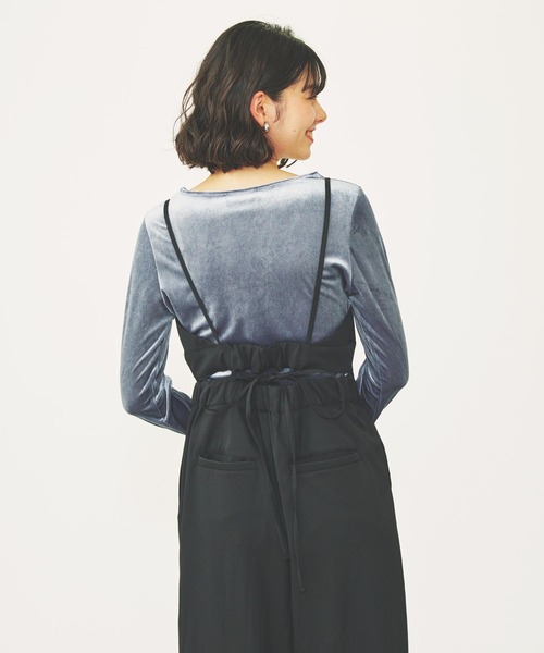 MILKFED.（ミルクフェド）の「VELOUR L/S TOP（Tシャツ/カットソー・レディース・グレー/チャコール/ライトパープル・ONE SIZE）」の16枚目の写真