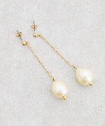 BEARDSLEY | ガラスパールピアス(ピアス（両耳用）)