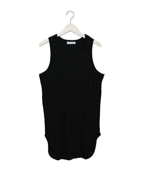 Revo.（レボ）の「ワッフル 裾ラウンド タンクトップ レイヤード ロング丈（タンクトップ・メンズ・ホワイト/ブラック/グレー・M/L）」の13枚目の写真