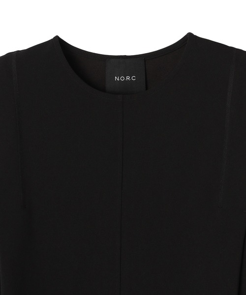 N.O.R.C(ノーク)の「ジョーゼットジャージタックスリーブプルオーバー(シャツ/ブラウス・レディース・ブラック/オフホワイト・フリー)」の13枚目の写真