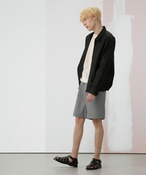 Apo(s)ture(アポスチャー)の「MATS-001/TRストレッチトロワンタックショートパンツ(その他パンツ・メンズ・グレー/ブラウン/ブラック/ベージュ・XS/S/M/L/XL)」の18枚目の写真