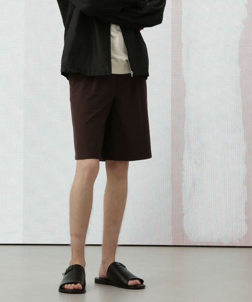 Apo(s)ture(アポスチャー)の「MATS-001/TRストレッチトロワンタックショートパンツ(その他パンツ・メンズ・グレー/ブラウン/ブラック/ベージュ・XS/S/M/L/XL)」の5枚目の写真