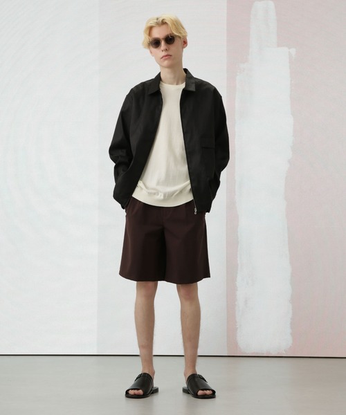 Apo(s)ture(アポスチャー)の「MATS-001/TRストレッチトロワンタックショートパンツ(その他パンツ・メンズ・グレー/ブラウン/ブラック/ベージュ・XS/S/M/L/XL)」の6枚目の写真