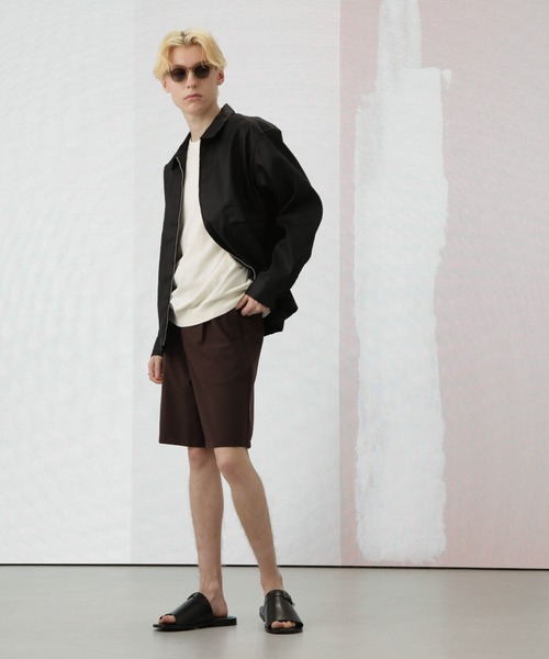 Apo(s)ture(アポスチャー)の「MATS-001/TRストレッチトロワンタックショートパンツ(その他パンツ・メンズ・グレー/ブラウン/ブラック/ベージュ・XS/S/M/L/XL)」の7枚目の写真