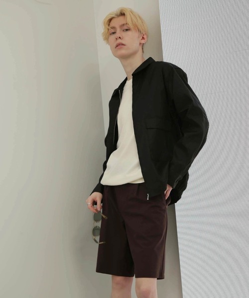 Apo(s)ture(アポスチャー)の「MATS-001/TRストレッチトロワンタックショートパンツ(その他パンツ・メンズ・グレー/ブラウン/ブラック/ベージュ・XS/S/M/L/XL)」の11枚目の写真