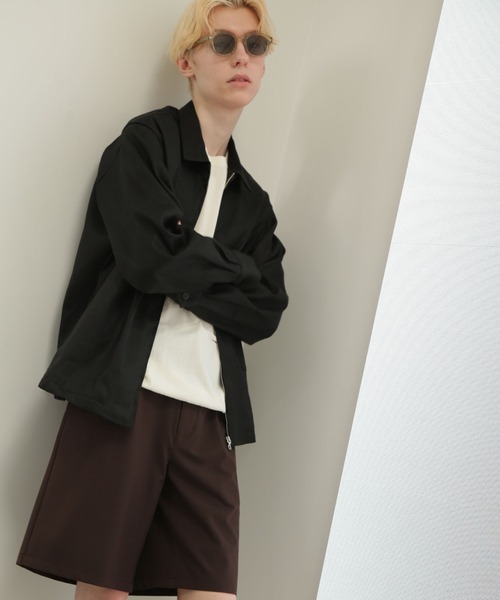 Apo(s)ture(アポスチャー)の「MATS-001/TRストレッチトロワンタックショートパンツ(その他パンツ・メンズ・グレー/ブラウン/ブラック/ベージュ・XS/S/M/L/XL)」の14枚目の写真