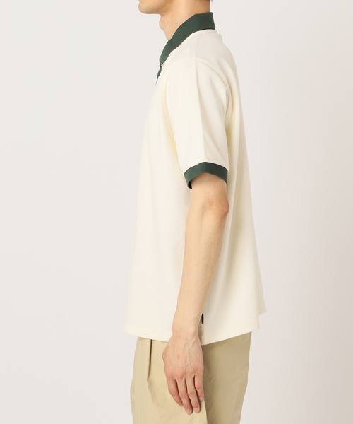 POLeR（ポーラー）の「POLeR / ポーラー 別注 TWO-TONE ポロシャツ（ポロシャツ・メンズ・アイボリー/ブラックミックス・LARGE/MEDIUM）」の15枚目の写真