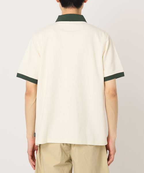 POLeR（ポーラー）の「POLeR / ポーラー 別注 TWO-TONE ポロシャツ（ポロシャツ・メンズ・アイボリー/ブラックミックス・LARGE/MEDIUM）」の16枚目の写真