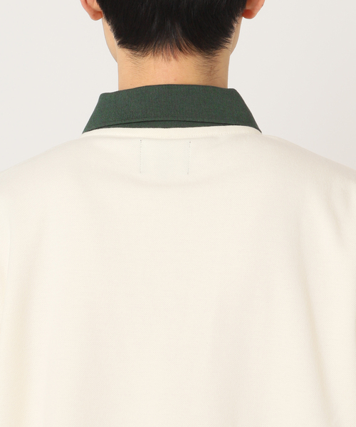 POLeR（ポーラー）の「POLeR / ポーラー 別注 TWO-TONE ポロシャツ（ポロシャツ・メンズ・アイボリー/ブラックミックス・LARGE/MEDIUM）」の17枚目の写真