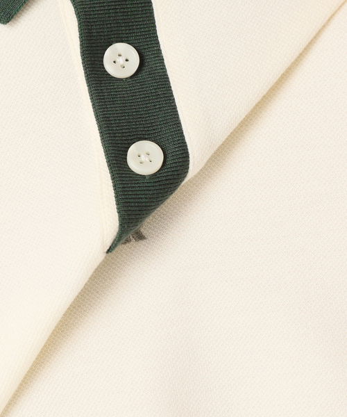 POLeR（ポーラー）の「POLeR / ポーラー 別注 TWO-TONE ポロシャツ（ポロシャツ・メンズ・アイボリー/ブラックミックス・LARGE/MEDIUM）」の20枚目の写真