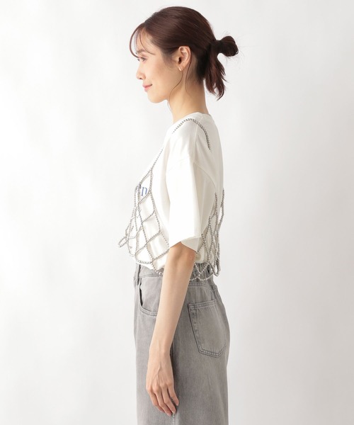 GLOBAL WORK（グローバルワーク）の「イージービスチェ/129558（ベスト・レディース・シルバー/ブラック・ONE SIZE）」の4枚目の写真