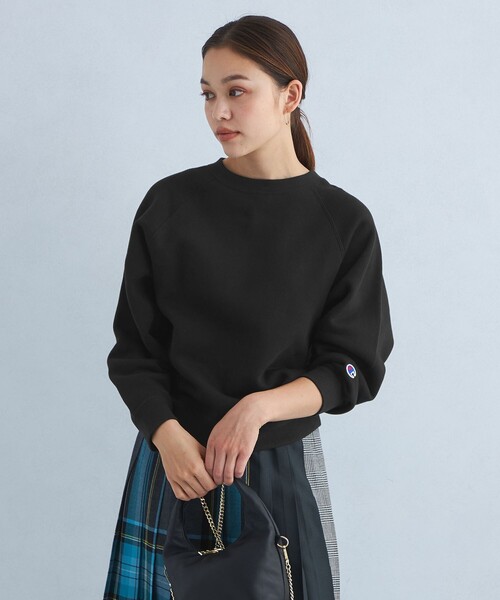 【別注】Champion ネイビー　スウェット Champion クルーネックスウェットシャツ MoMA Edition ネイビー