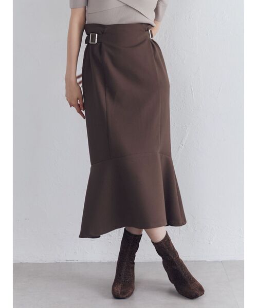 MURUA（ムルーア）の「サイドベルトマーメイドスカート（スカート・レディース・ブラック/ブルー/ブラウン・2/1）」の3枚目の写真