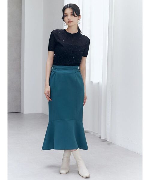 MURUA（ムルーア）の「サイドベルトマーメイドスカート（スカート・レディース・ブラック/ブルー/ブラウン・2/1）」の12枚目の写真