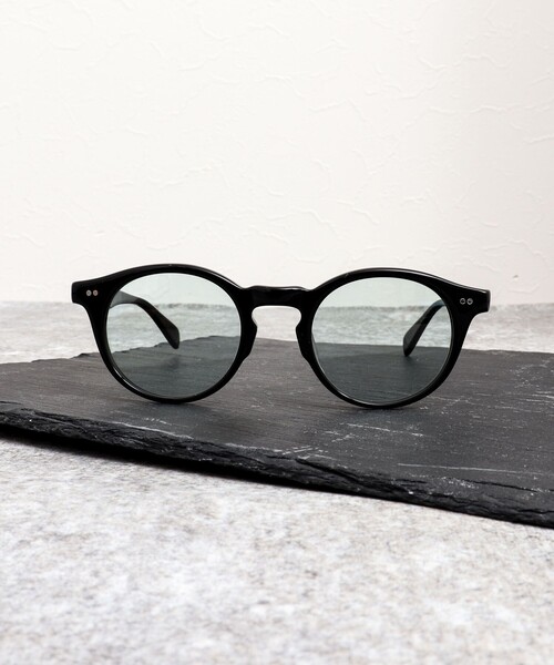 Stutostein Nolley's（シュテットシュタインノーリーズ）の「JACOB ボストン カラーレンズ サングラス（サングラス・メンズ・ブラック・FREE）」の2枚目の写真
