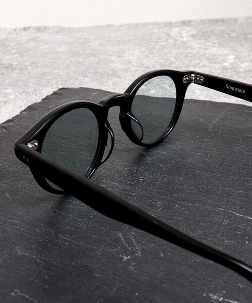 Stutostein Nolley's（シュテットシュタインノーリーズ）の「JACOB ボストン カラーレンズ サングラス（サングラス・メンズ・ブラック・FREE）」の5枚目の写真