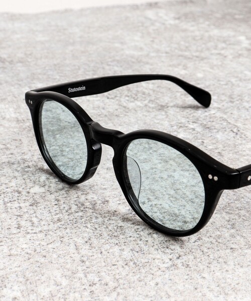 Stutostein Nolley's（シュテットシュタインノーリーズ）の「JACOB ボストン カラーレンズ サングラス（サングラス・メンズ・ブラック・FREE）」の11枚目の写真