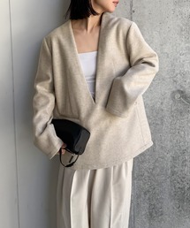 select MOCA by son（セレクトモカバイソン）の「ディープＶネックプルオーバー（その他トップス）」