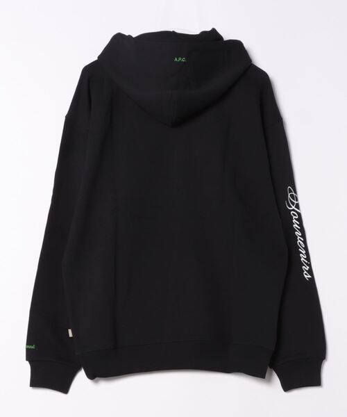 A.P.C.(アーペーセー)の「HOODIE HOTEL JJJJOUND(パーカー・メンズ・ブラック/ホワイト・S/L/XL/XS/M)」の3枚目の写真