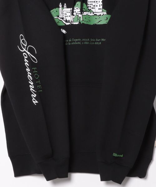 A.P.C.(アーペーセー)の「HOODIE HOTEL JJJJOUND(パーカー・メンズ・ブラック/ホワイト・S/L/XL/XS/M)」の4枚目の写真