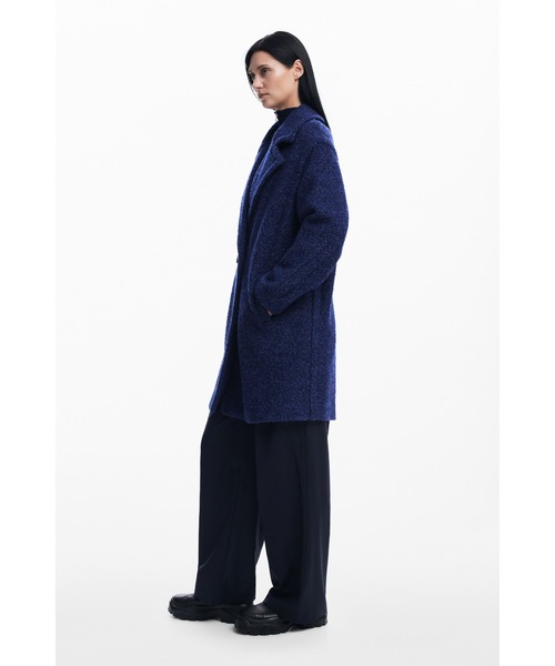 Desigual(デシグアル)の「SICILIA オーバーコート(チェスターコート・レディース・ブルー・S/M/L/XL/XS)」の4枚目の写真