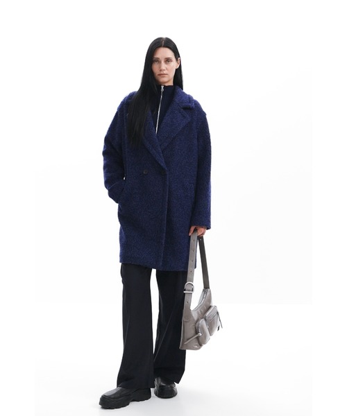 Desigual(デシグアル)の「SICILIA オーバーコート(チェスターコート・レディース・ブルー・S/M/L/XL/XS)」の3枚目の写真