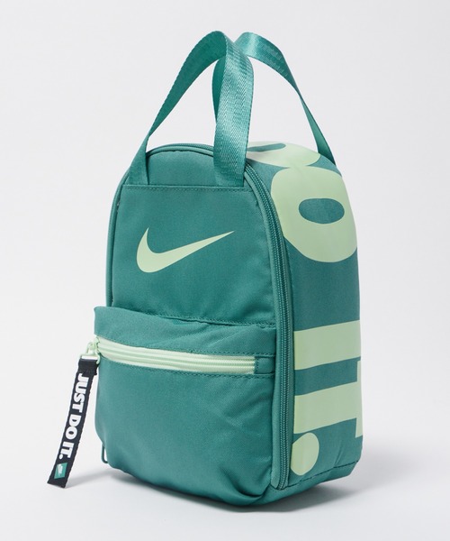NIKE(ナイキ)の「NIKE/フラッグナイキ NAN JDI ZIPPULL LUNCH BAG ランチバック(ハンドバッグ・メンズ・グリーン/ライトブルー・FREE)」の2枚目の写真