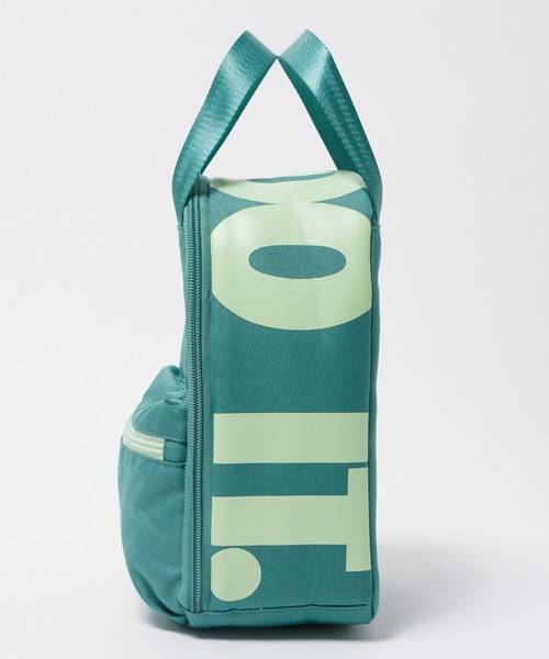 NIKE(ナイキ)の「NIKE/フラッグナイキ NAN JDI ZIPPULL LUNCH BAG ランチバック(ハンドバッグ・メンズ・グリーン/ライトブルー・FREE)」の3枚目の写真