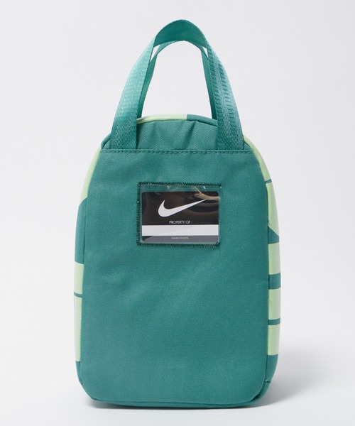 NIKE(ナイキ)の「NIKE/フラッグナイキ NAN JDI ZIPPULL LUNCH BAG ランチバック(ハンドバッグ・メンズ・グリーン/ライトブルー・FREE)」の4枚目の写真
